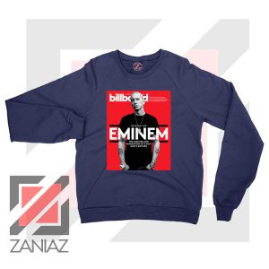 Eminem Billboard Cover Navy Sweater