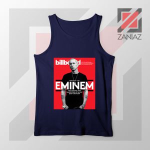 Eminem Billboard Cover Navy Tank Top
