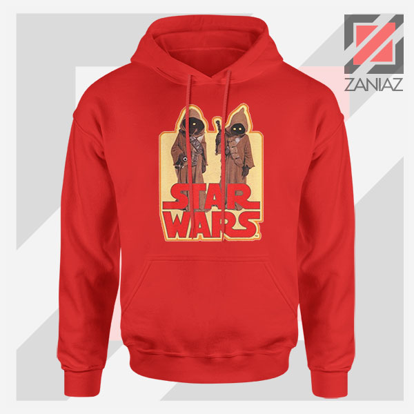Jawas Star Wars Graphic Red Hoodie