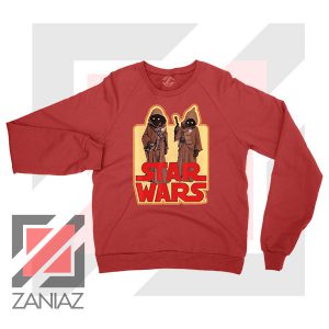 Jawas Star Wars Graphic Red Sweatshirt