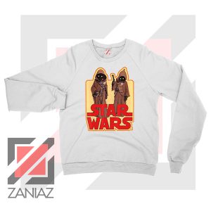 Jawas Star Wars Graphic White Sweatshirt
