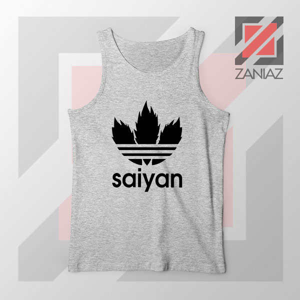 Super Saiyan Logo Parody Sport Grey Tank Top