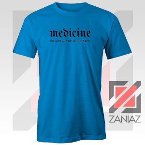 Medicine Song Graphic Blue Tee