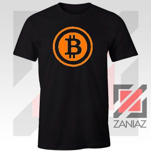 Bitcoin Currency Logo Black Tshirt