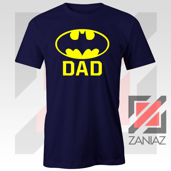 The Bat Dad Batman Logo Navy Tee