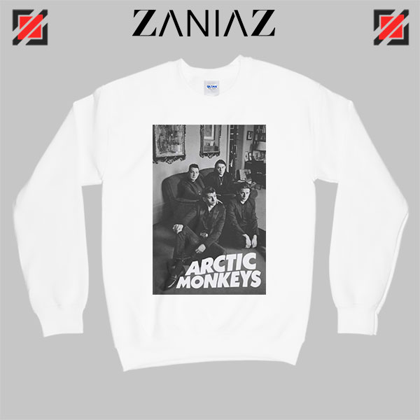 Arctic Monkeys 505 Song Art White Sweatshirt AM Vintage Poster