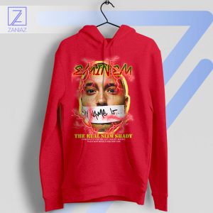 8 Mile Memories Slim Shady Eminem Red Hoodie