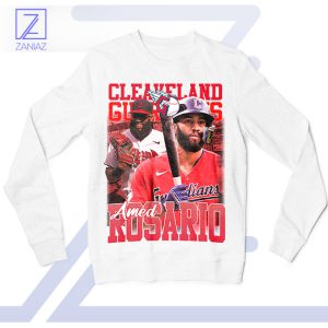 Amed Rosario's Skills with Guardians White Sweatshirt