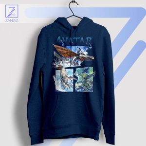 Aquatic Adventure Avatar Way of Water Navy Hoodie