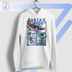 Aquatic Adventure Avatar Way of Water White Hoodie