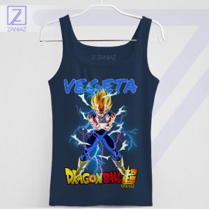 Ascend with Vegeta Royal Saiyan Navy Tank Top