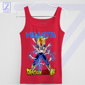 Ascend with Vegeta Royal Saiyan Red Tank Top