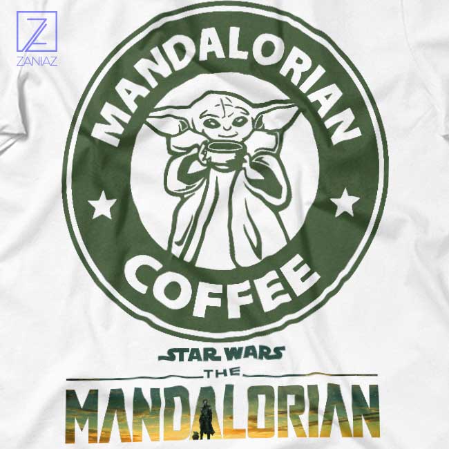 Baby Yoda Caffeinate in the Galaxy T-Shirt 2