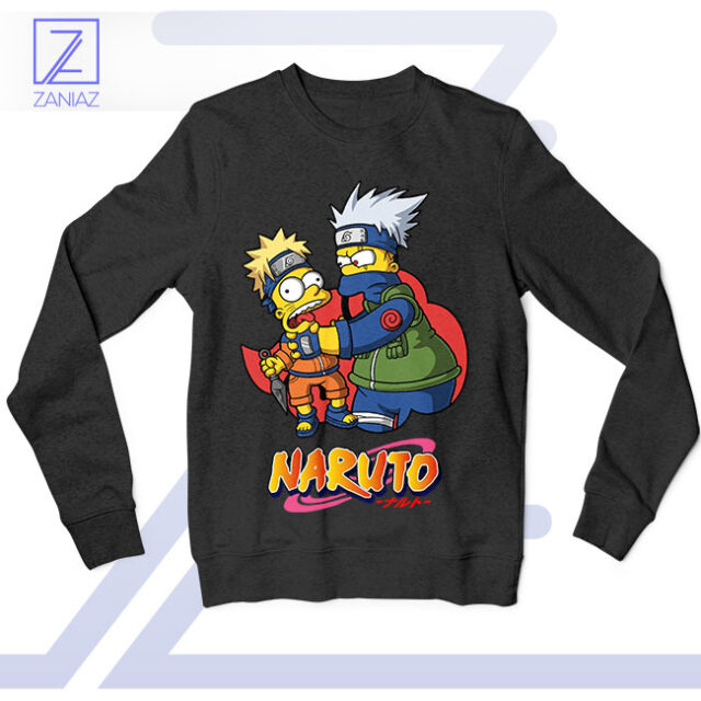 Bart and Homer's Ninja Transformation Sweatshirt