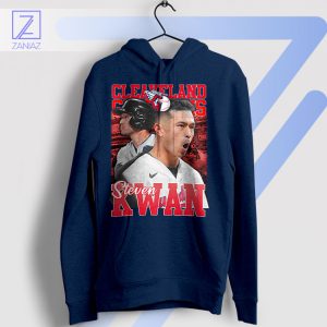 Batter Up with Kwan Cleveland Guardians Navy Hoodie