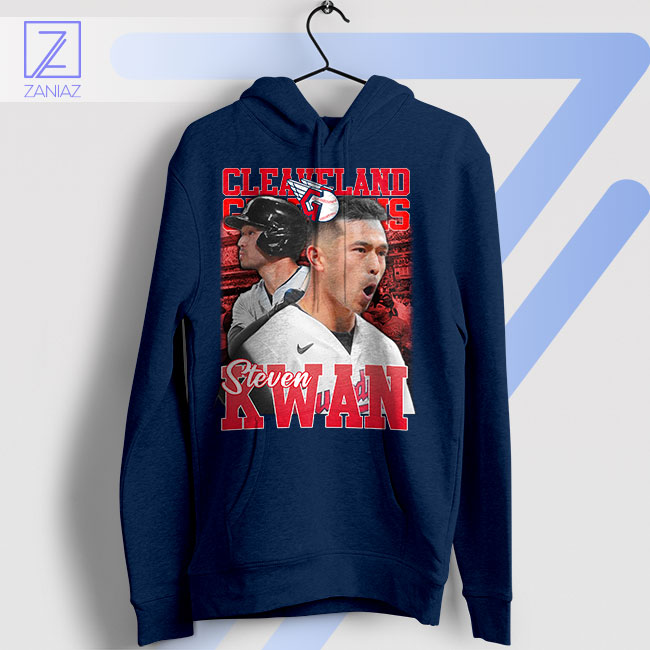Batter Up with Kwan Cleveland Guardians Navy Hoodie