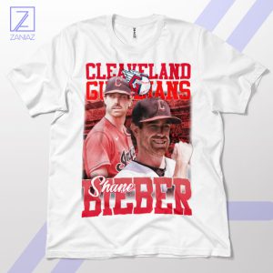 Bieber Fever Cleveland Baseball Graphic T-Shirt