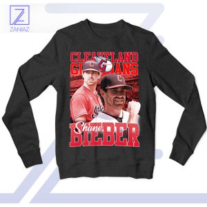Bieber's Power Cleveland Guardians Black Sweatshirt