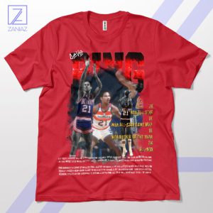 Bing's Backcourt Brilliance Basketball Legend Red T-Shirt