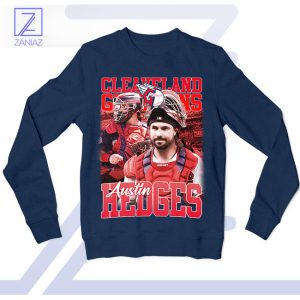 Catcher's Corner Austin Hedges Guardians Navy Sweatshirt