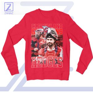 Catcher's Corner Austin Hedges Guardians Red Sweatshirt