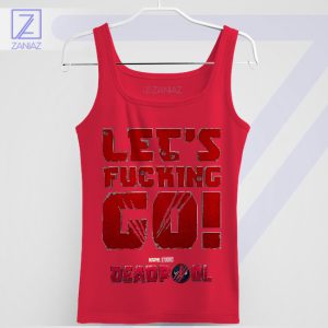Chaos with Deadpool Lets Fcking Go Red Tank Top