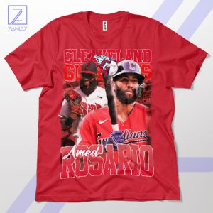 Cleveland's Defensive Gem Amed Rosario Red T-Shirt
