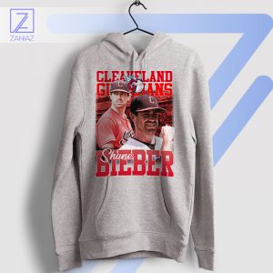 Cleveland's Finest Shane Bieber Graphic Sport Grey Hoodie