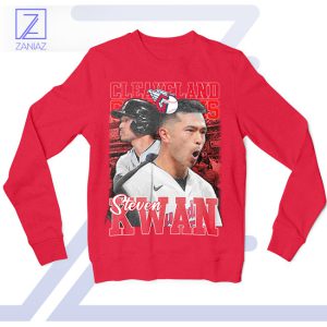 Cleveland's Rising Star Steven Kwan Red Sweatshirt