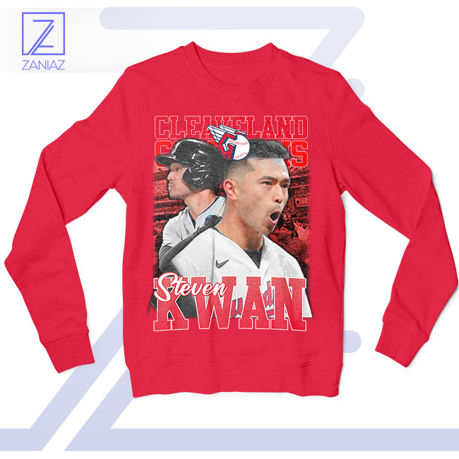 Cleveland's Rising Star Steven Kwan Red Sweatshirt