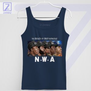 Compton's Finest NWA Street Knowledge Navy Tank Top