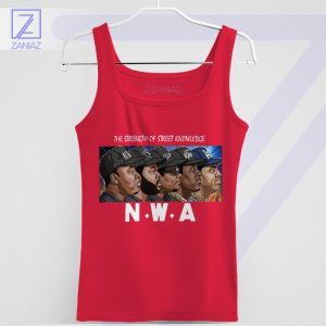 Compton's Finest NWA Street Knowledge Red Tank Top