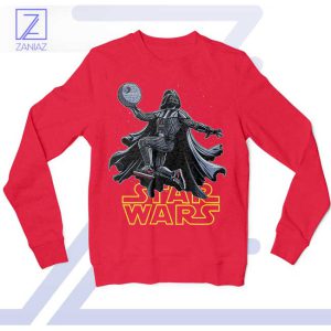 Dark Side Dunk Death Star Score Big Red Sweatshirt