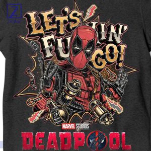 Deadpool's Motto Let's Freaking Go Sweatshirt 2