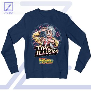Doc Brown's Inspiration Einstein BTTF Navy Sweatshirt