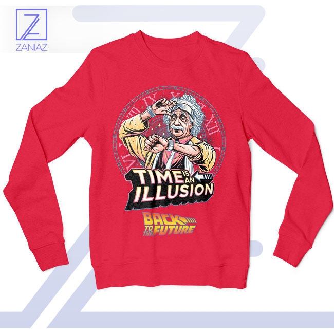 Doc Brown's Inspiration Einstein BTTF Red Sweatshirt