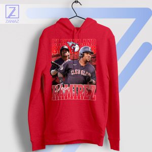 Dominance Defined José Ramírez Cleveland Red Hoodie