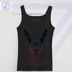 Dracarys Fire House of the Dragon Black Tank Top