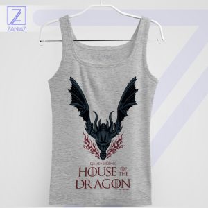 Dracarys Fire House of the Dragon Sport Grey Tank Top