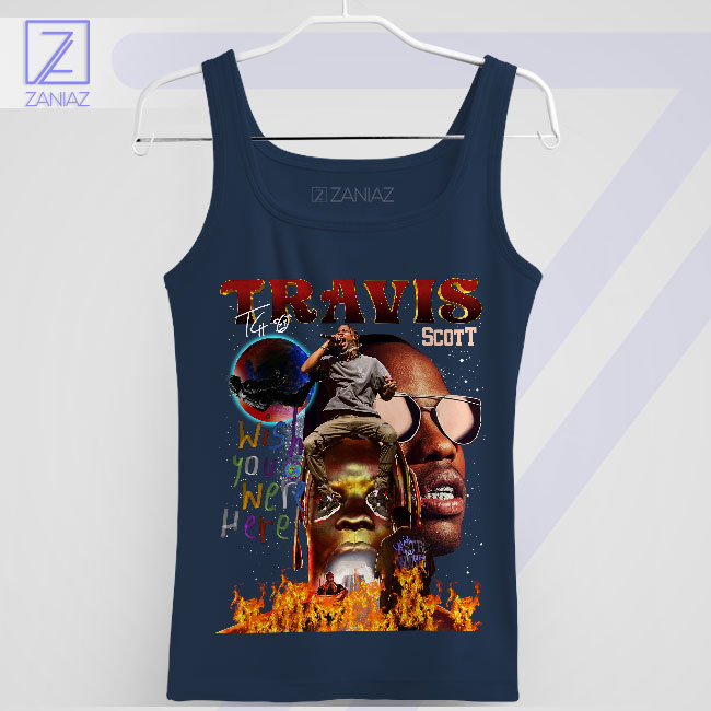 Epic Wish You Were Here Tour Travis Navy Tank Top
