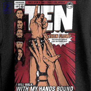 Evenflow Comic Strip Pearl Jam Music Hoodie 2