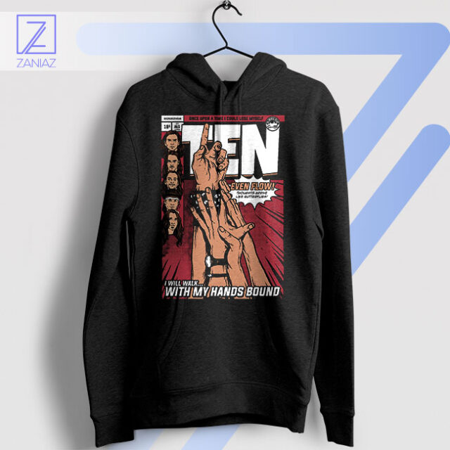 Evenflow Comic Strip Pearl Jam Music Hoodie