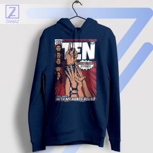 Evenflow Comic Strip Pearl Jam Music Navy Hoodie