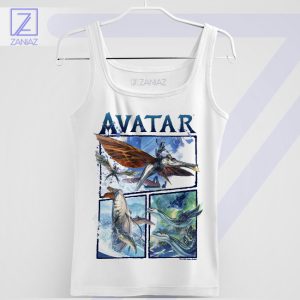 Explore Avatar 2 Air and Sea White Tank Top