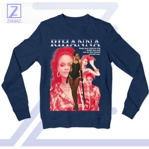 Eyes on the Finish Line Rihanna Navy Sweatshirt