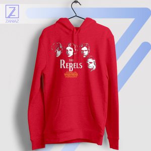 Fab Four Star Wars Rebels Epic Tribute Red Hoodie