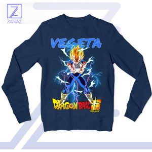 Fire the Galick Gun Vegeta's DBZ Navy Sweatshirt