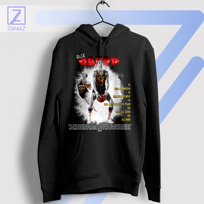 Free Throw King Rick Barry Basketball Hoodie