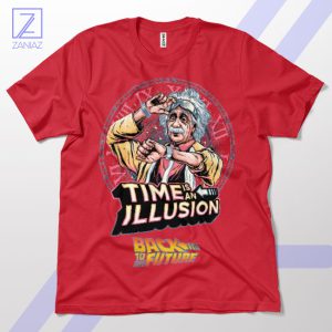Future Vision Back to the Future Einstein Red T-Shirt