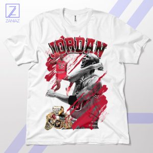 GOAT Rings Michael Jordan Championship White T-Shirt